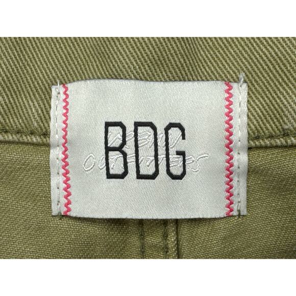 BDG Urban Outfitters Women's Low A-Wide Leg Green Denim Jeans - Size 28x30.5 - Picture 4 of 6